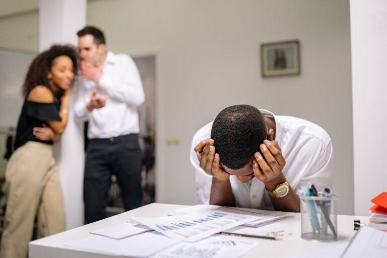 A Man Bullied in the Work Place